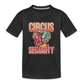 Sécurité du cirque - T-shirt bio Premium Enfant - noir - Devant