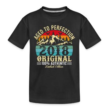 Vieilli À La Perfection 2018 Original - T-shirt bio Premium Enfant - noir - Devant