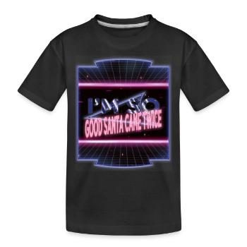 christmas vacation funny gym gift dork birthday - Kinder Premium Bio T-Shirt - Schwarz - Vorne