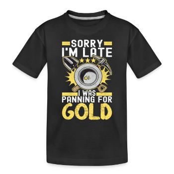 Chercheurs d’or Extraction d’or - T-shirt bio Premium Enfant - noir - Devant