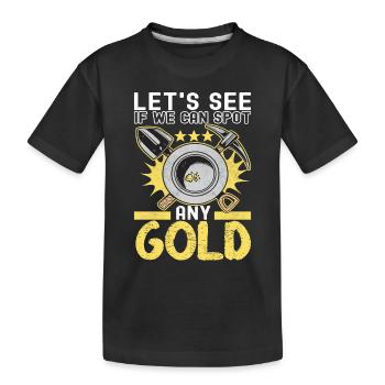 Chercheurs d’or Extraction d’or - T-shirt bio Premium Enfant - noir - Devant