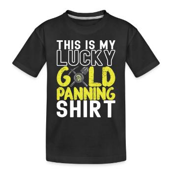 Chercheurs d’or Extraction d’or - T-shirt bio Premium Enfant - noir - Devant