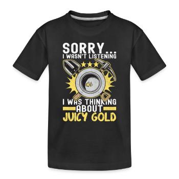 Gold Diggers Gold Mining - Kids' Premium Organic T-Shirt - black - Front