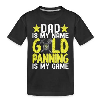 Chercheurs d’or Extraction d’or - T-shirt bio Premium Enfant - noir - Devant