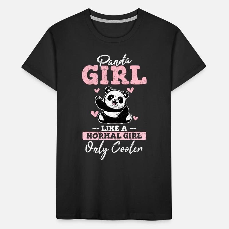 Mignon Panda Bear n’abandonne jamais tes rêves Keep SL T-shirt bio Premium Enfant