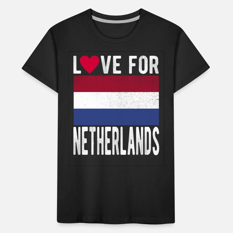 Drapeau des Pays-Bas T-shirt bio Premium Enfant
