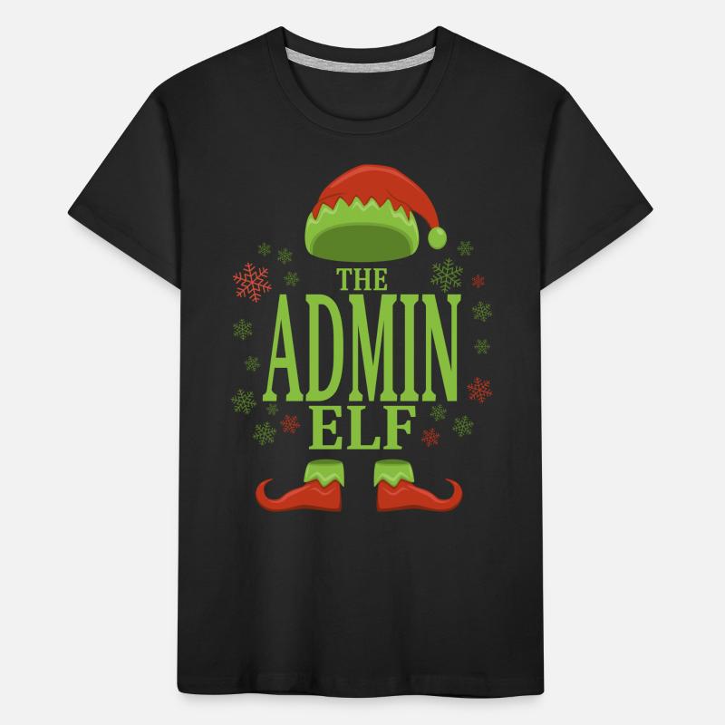 Admin Elfe de Noël T-shirt bio Premium Enfant