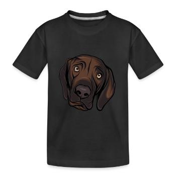 Labrador - T-shirt bio Premium Enfant - noir - Devant