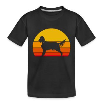 Irish Setter - Kids' Premium Organic T-Shirt - black - Front
