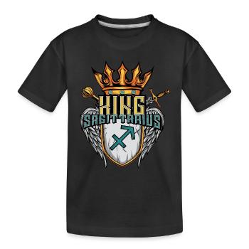 Schütze Sternzeichen - Kinder Premium Bio T-Shirt - Schwarz - Vorne
