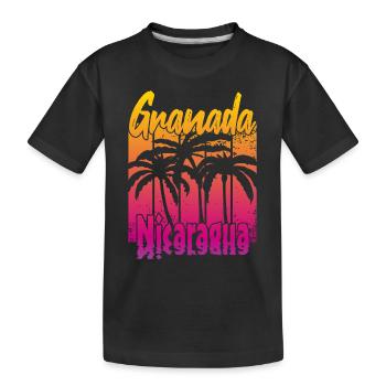 Grenade Nicaragua - T-shirt bio Premium Enfant - noir - Devant