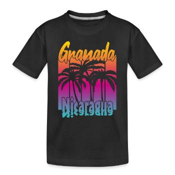 Grenade Nicaragua - T-shirt bio Premium Enfant - noir - Devant