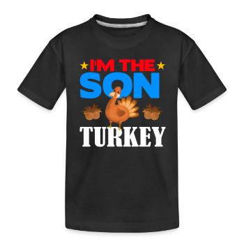 Je suis le fils de la Turquie - T-shirt bio Premium Enfant - noir - Devant