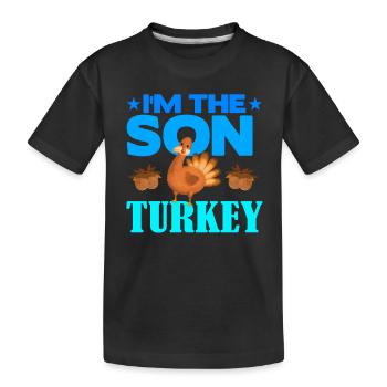 Je suis le fils de la Turquie - T-shirt bio Premium Enfant - noir - Devant