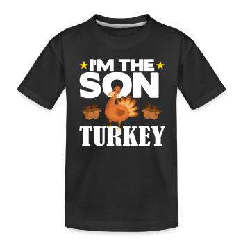 Je suis le fils de la Turquie - T-shirt bio Premium Enfant - noir - Devant