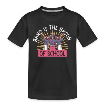 Musique de répétition de l’école clarinettiste de fanfare - T-shirt bio Premium Enfant - noir - Devant