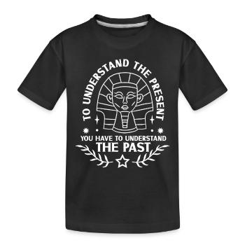 History historian History - Kids' Premium Organic T-Shirt - black - Front