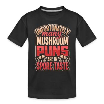 Morels Mushroom Picker Mushroom Farmer Mushroom - Kids' Premium Organic T-Shirt - black - Front