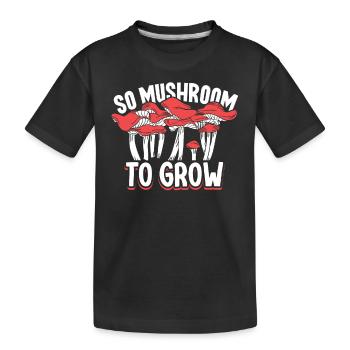 Morels Mushroom Picker Mushroom Farmer Mushroom - Kinder Premium Bio T-Shirt - Schwarz - Vorne