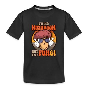 Cueilleur de champignons de Morel Champignon Champignon - T-shirt bio Premium Enfant - noir - Devant