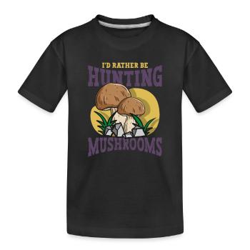 Morels Mushroom Picker Mushroom Farmer Mushroom - T-shirt bio Premium Enfant - noir - Devant