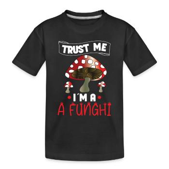 Morels Mushroom Picker Mushroom Farmer Mushroom - Kinder Premium Bio T-Shirt - Schwarz - Vorne