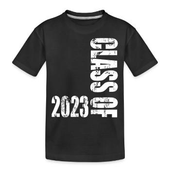 Class of 2023 - Kids' Premium Organic T-Shirt - black - Front
