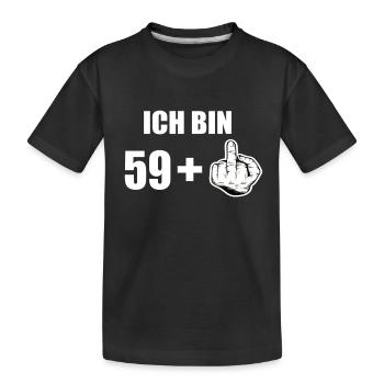 60 Geburtstag - Kinder Premium Bio T-Shirt - Schwarz - Vorne