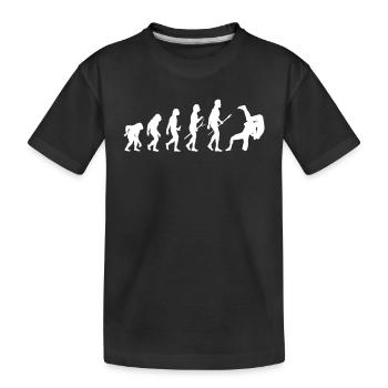 Wrestling Evolution - Kinder Premium Bio T-Shirt - Schwarz - Vorne