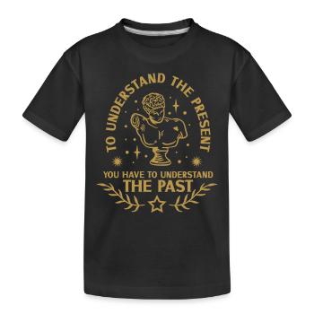 History buffs History buffs - Kids' Premium Organic T-Shirt - black - Front