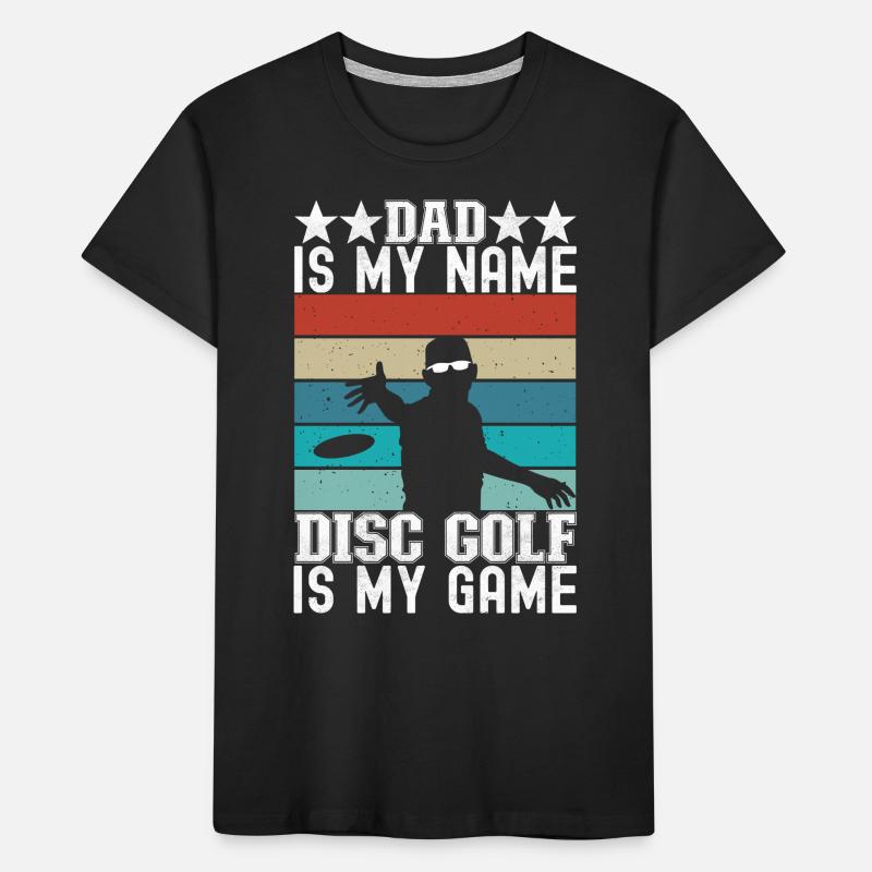 Disc Golf Disc Golfer Kids' Premium Organic T-Shirt
