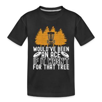 Disc Golf Disc Golfer - Kids' Premium Organic T-Shirt - black - Front