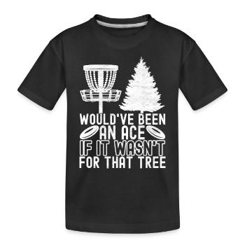 Disc Golf Disc Golfer - Kids' Premium Organic T-Shirt - black - Front