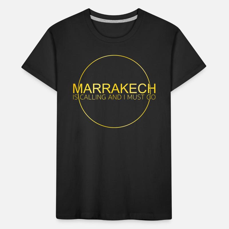 Marrakech Spruch Kinder Premium Bio T-Shirt