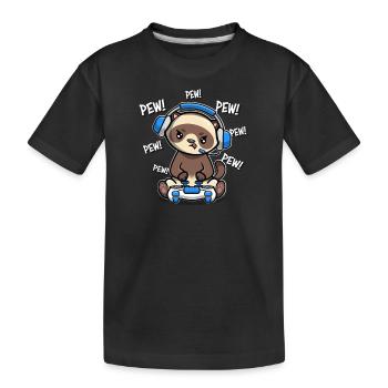 Furet - T-shirt bio Premium Enfant - noir - Devant