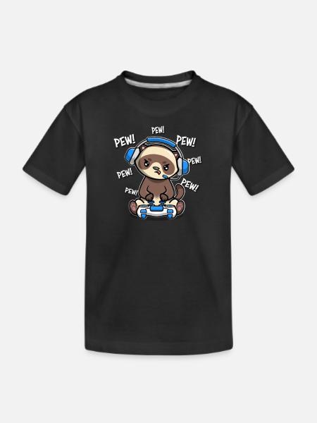Fret - Kinderen premium biologisch T-shirt - zwart