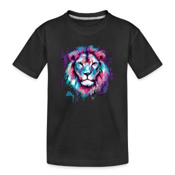 Léo Art Peinture - T-shirt bio Premium Enfant - noir - Devant