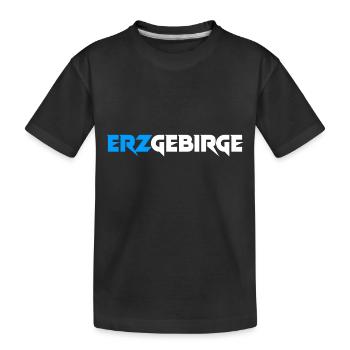 Erzgebirge meine Heimat - Kinder Premium Bio T-Shirt - Schwarz - Vorne