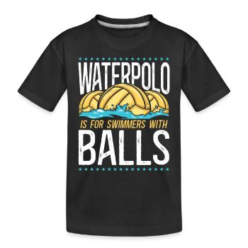 Water Polo Vintage Water Polo Is - Kids' Premium Organic T-Shirt - black - Front