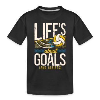 Water Polo Vintage Life’s About - T-shirt bio Premium Enfant - noir - Devant