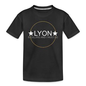 Dicton lyonnais - T-shirt bio Premium Enfant - noir - Devant