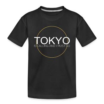 Citation de Tokyo - T-shirt bio Premium Enfant - noir - Devant