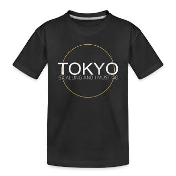 Citation de Tokyo - T-shirt bio Premium Enfant - noir - Devant