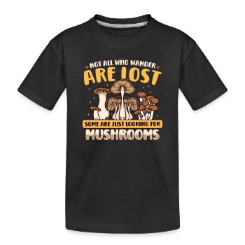 Morels Mushroom Picker Mushroom Farmer Mushroom - T-shirt bio Premium Enfant - noir - Devant