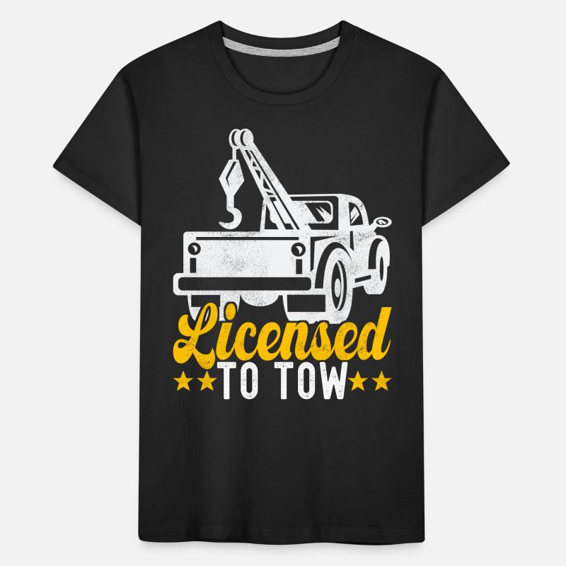 Abschleppwagen Abschleppdienst Kinder Premium Bio T-Shirt