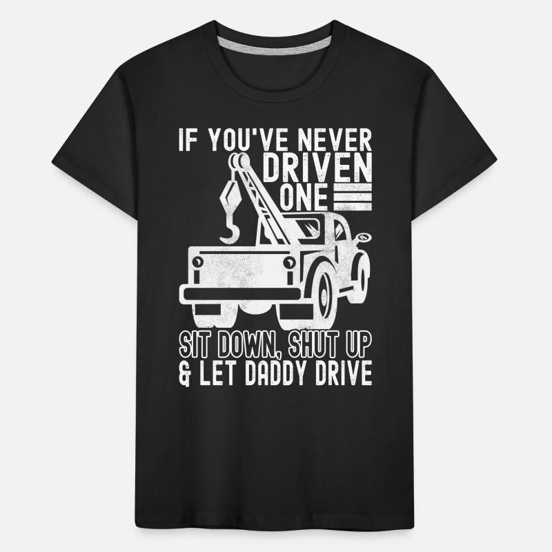 Abschleppwagen Abschleppdienst Kinder Premium Bio T-Shirt