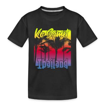 Ko Samet Thailand - Kids' Premium Organic T-Shirt - black - Front