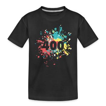 Status Mood Restful 400 Bad Request Color Splash - Kids' Premium Organic T-Shirt - black - Front