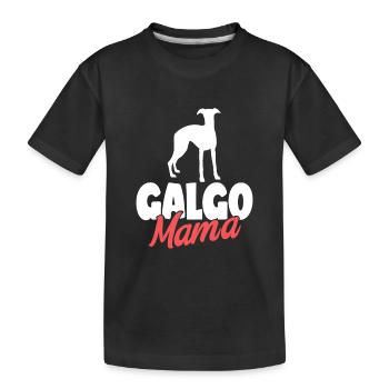 Galgo Espanol Chien Chien Propriétaire Chien - T-shirt bio Premium Enfant - noir - Devant