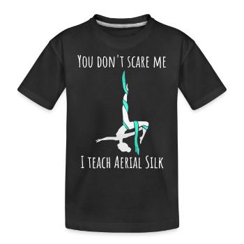 Gagnant de l’air. Soie aérienne - T-shirt bio Premium Enfant - noir - Devant